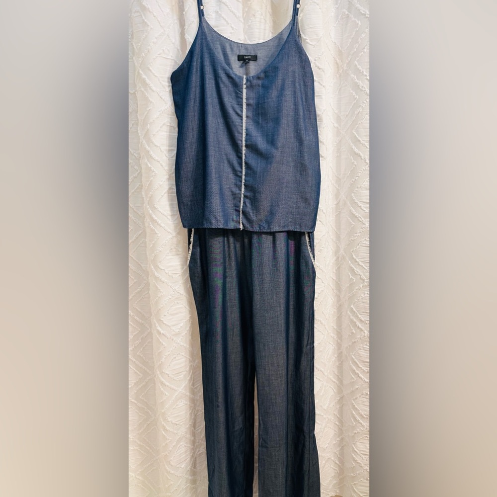 🩵Brand New (no tag…) DREW cute wide leg jumpsuit (S) with POCKETS 🙌